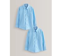 Next Camicie scolastiche a maniche lunghe 2 Pack (3-17anni) 110116cm blu