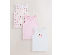 Next Canotte stampate 3 Confezione (1.5-16 anni) 8692cm rosa