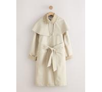 Next Cappotto Antipioggia a mantella 34 crema