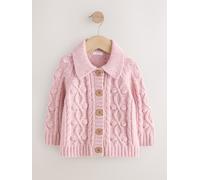 Next Cardigan a maglia grossa con pon pon (3mesi-10anno) 98104cm rosa