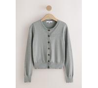 Next Cardigan a strati aperto in morbido cotone. small Grigio