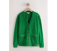 Next Cardigan a V di media lunghezza, morbidissimo verde