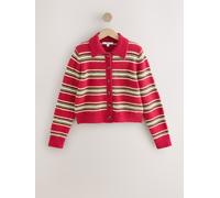 Next Cardigan con collo lavorato a maglia in lana rosso