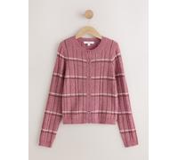Next Cardigan coordinato a maniche lunghe in maglia trasparente xsmall rosa