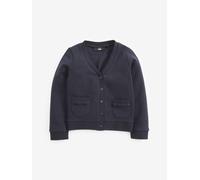 Next Cardigan in misto cotone con tasche in jersey a volant (3-16 anni) 140146cm blu