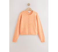 Next Cardigan lavorato a maglia con Girocollo arancione