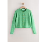 Next Cardigan lavorato a maglia con Girocollo medium verde
