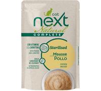 NEXT Cat Natural Complete Sterilised Mousse Busta Multipack 30X70G POLLO