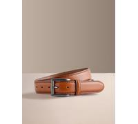 Next Cintura formale firmata Made in Italia large Marrone