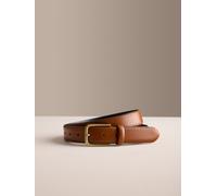 Next Cintura formale Signature Made in Italy con motivo brogue small Marrone