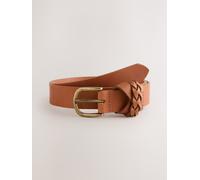 Next Cintura in pelle casual da indossare tutti i giorni large Marrone