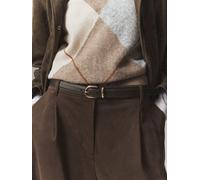 Next Cintura in pelle di media larghezza N. Premium Made In Italia small verde