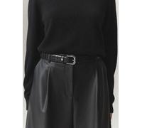 Next Cintura in pelle N. Premium Regular Made In Italia large Nero