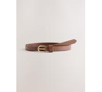 Next Cintura in pelle sottile medium Marrone