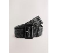 Next Cintura larga effetto rafia xlarge Nero