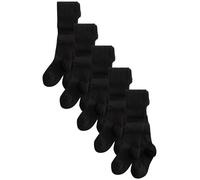 NEXT Ragazza Confezione da 5 collant per la scuola in misto cotone Blu marino 5 Anni