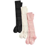 Next Collant crema / rosa chiaro / nero sfumato Bambini Next 140