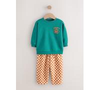 Next Completo felpa e A righe Pantaloni da jogging (3 mesi - 7 anni) 104110cm verde