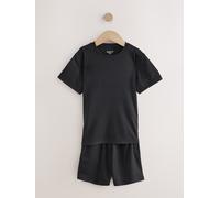 Next Completo sportivo T-shirt e shorts (3-16 anni) 140146cm Nero