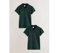 Next Confezione 2 polo a maniche corte in cotone per bambine (316 ) 104110cm verde