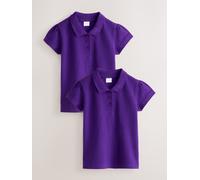 Next Confezione 2 polo a maniche corte in cotone per bambine (316 ) 140146cm Viola