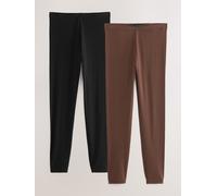 Next Confezione da 2 leggings lunghi 34 Nero