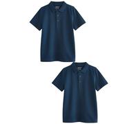 NEXT Confezione da 2 Polo a Maniche Corte per la Scuola in 100% Cotone con vestibilità Classica Marina Militare 5 Anni