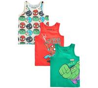 NEXT Confezione da 3 canotte Marvel in 100% cotone Multi 3-4 Anni