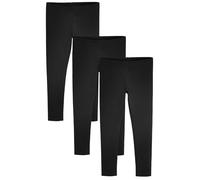 NEXT Confezione da 3 Leggings Nero 7 Anni