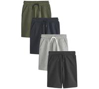 NEXT Confezione da 4 Shorts Basic in Jersey Nero/Blu Marino 6 Anni