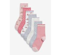 Next Calzino grigio chiaro / lampone / rosé / argento / bianco Bambini - Bimba - Ragazza (taglie 140-176) - Abbigliamento - Intimo - Calzini Next 19-22