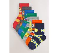 Next Confezione da 7 paia di calzini in misto cotone blu