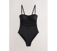 Next Costume da bagno a fascia modellante e contenitivo per la pancia 46tall Nero