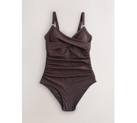 Next Costume da bagno modellante e contenitivo per la pancia 48 Marrone