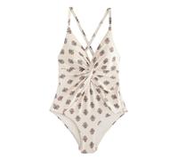 Next Costume intero crema / marrone / rosso carminio / nero Donna Next L crema / marrone / rosso carminio / nero