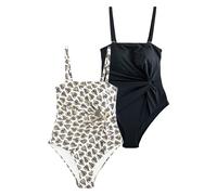 Next Costume intero modellante beige / oro / nero Donna Next XXXL