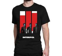 NEXT DAWN Maglietta da uomo Good Come from Interpol Band a maniche corte da uomo donna 100% cotone 68461, Nero , M