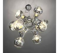 Next DNA lampada a sospensione 9 luci, E27, DNA-PL-QUATTRO-9.1-CH, QUATTRO-9.1 DNA [Lampade per Interni > Lampade a Sospensione]