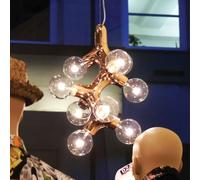 Next DNA lampada a sospensione 9 luci, E27, DNA-PL-QUATTRO-9.1-KU, QUATTRO-9.1 DNA [Lampade per Interni > Lampade a Sospensione]