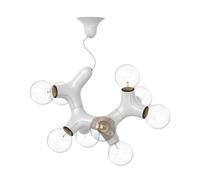 Next DNA lampada a sospensione 9 luci, E27, DNA-PL-QUATTRO-9.1-WM, QUATTRO-9.1 DNA [Lampade per Interni > Lampade a Sospensione]