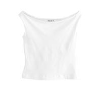 Next Donne Canotta con Scollo Aperto Ecru White M