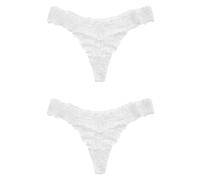 NEXT Donne Confezione da 2 Perizomi Ultimate Comfort in Pizzo Bianco 44