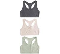 NEXT Donne Confezione da 3 top corti ultra comodi in cotone a coste | Standard, questi crop top Ultimate Comfort in confezione da 3 sono morbidi e comodi