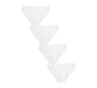 NEXT Donne Confezione da 4 Slip sgambati in Pizzo | Standard, High Leg, Mid Rise, Lavabile in lavatrice