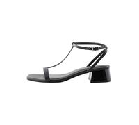 NEXT Donne Forever Comfort® - Sandali con tacco basso e laccetti Nero 38.5
