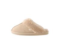 NEXT Donne Pantofole scamosciate con interno in pelliccia sintetica Sand