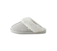 NEXT Donne Pantofole scamosciate con pelliccia sintetica Grigio M