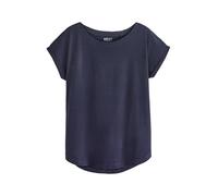 NEXT Donne T-Shirt con Maniche ad Aletta Blu Marino S