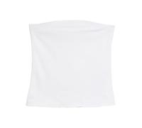 Next Donne Top a Fascia in Misto Cotone Bianco 42