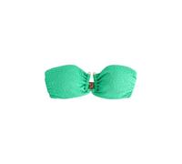 NEXT Donne Top bikini a fascia con finiture Green Textured 42
